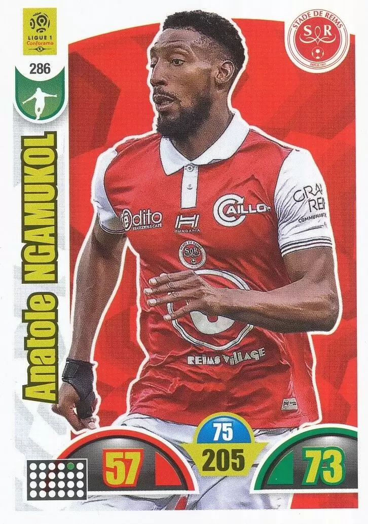 Adrenalyn XL : 2018-2019 (France) - Anatole Ngamukol - Stade de Reims