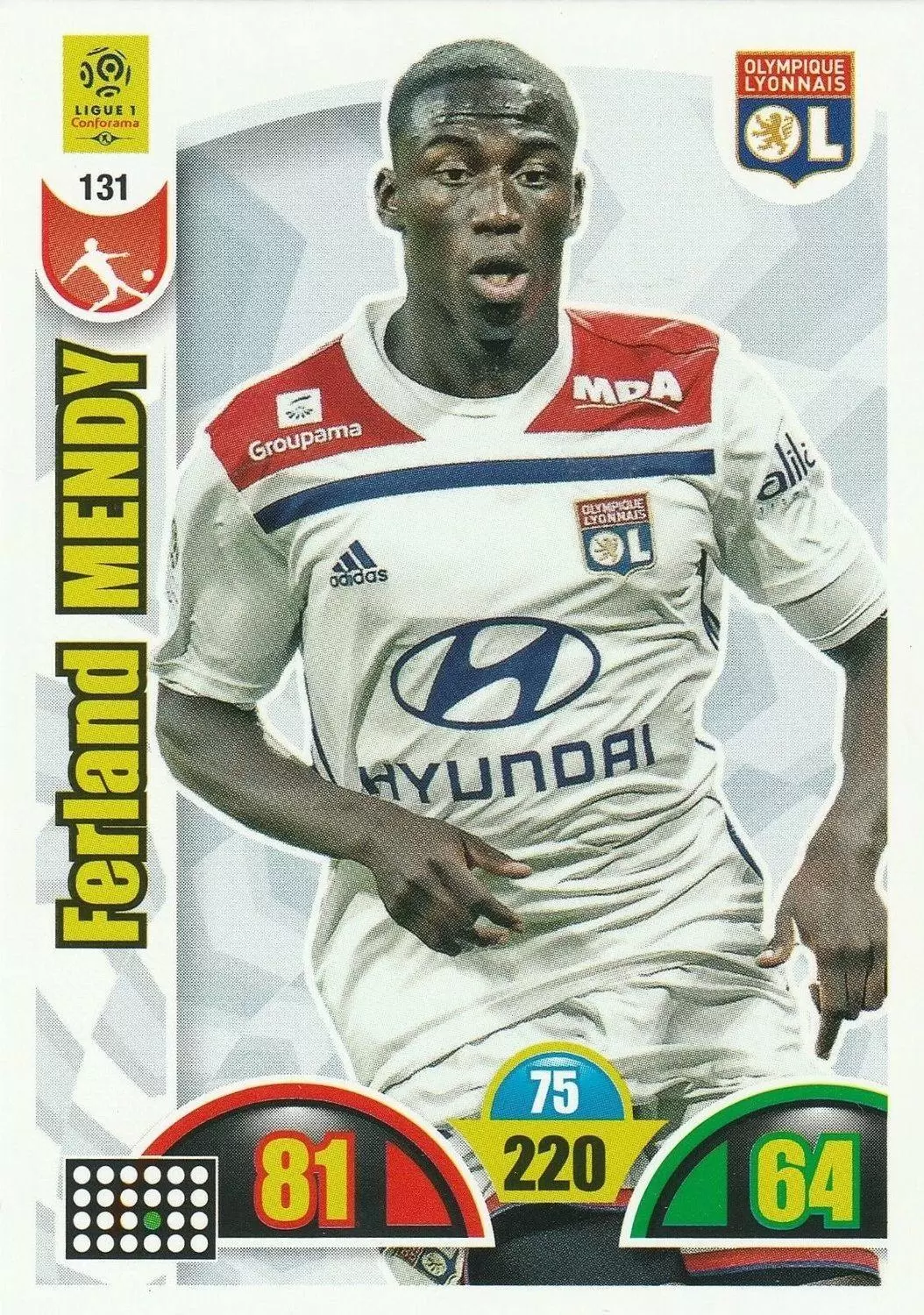 Adrenalyn XL : 2018-2019 (France) - Ferland Mendy - Olympique Lyonnais