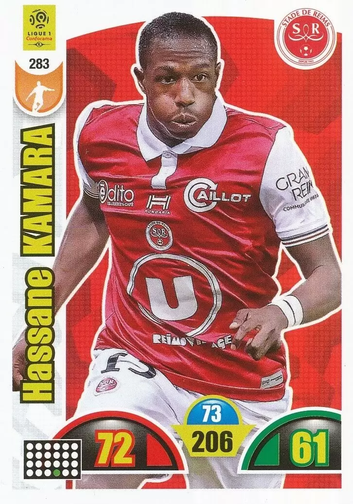 Adrenalyn XL : 2018-2019 (France) - Hassane Kamara - Stade de Reims