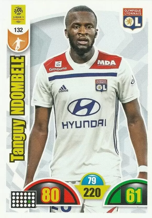 Adrenalyn XL : 2018-2019 (France) - Tanguy Ndombele - Olympique Lyonnais