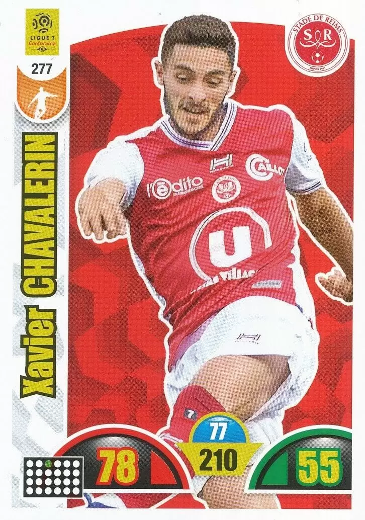 Adrenalyn XL : 2018-2019 (France) - Xavier Chavalerin - Stade de Reims