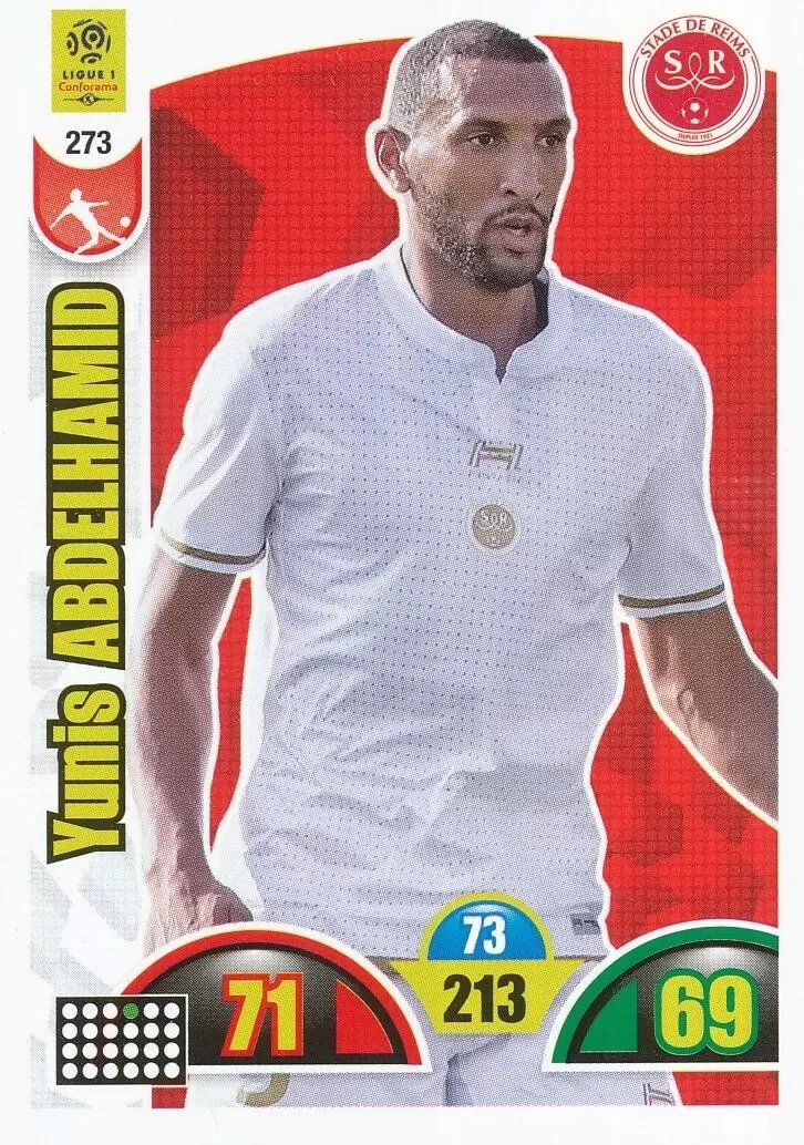 Adrenalyn XL : 2018-2019 (France) - Yunis Abdelhamid - Stade de Reims