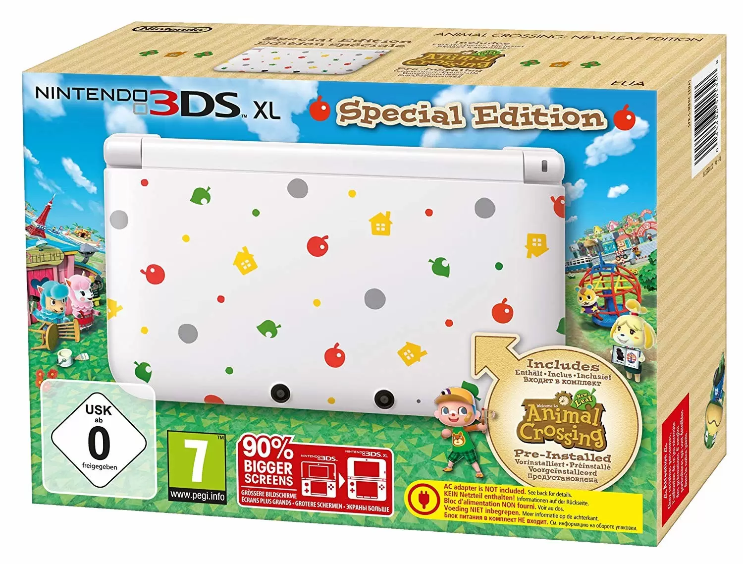 Matériel Nintendo 3DS - Nintendo 3DS XL - Animal Crossing New Leaf