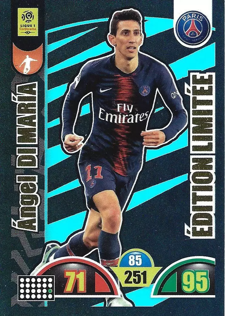 Adrenalyn XL : 2018-2019 (France) - Ángel Di María - Paris Saint-Germain