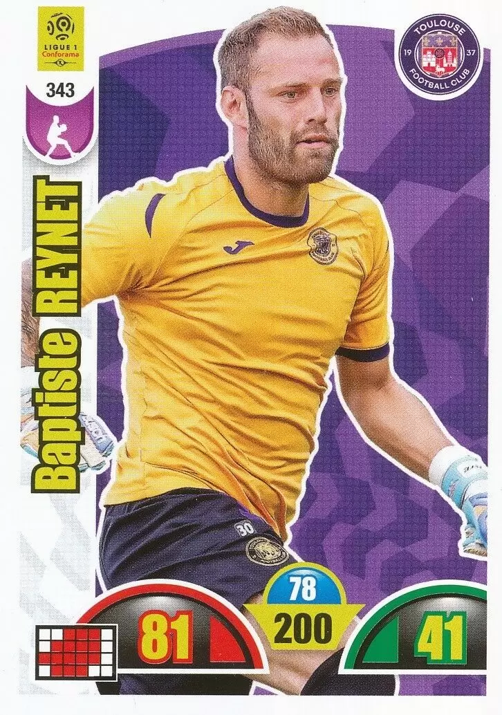 Adrenalyn XL : 2018-2019 (France) - Baptiste Reynet - Toulouse FC