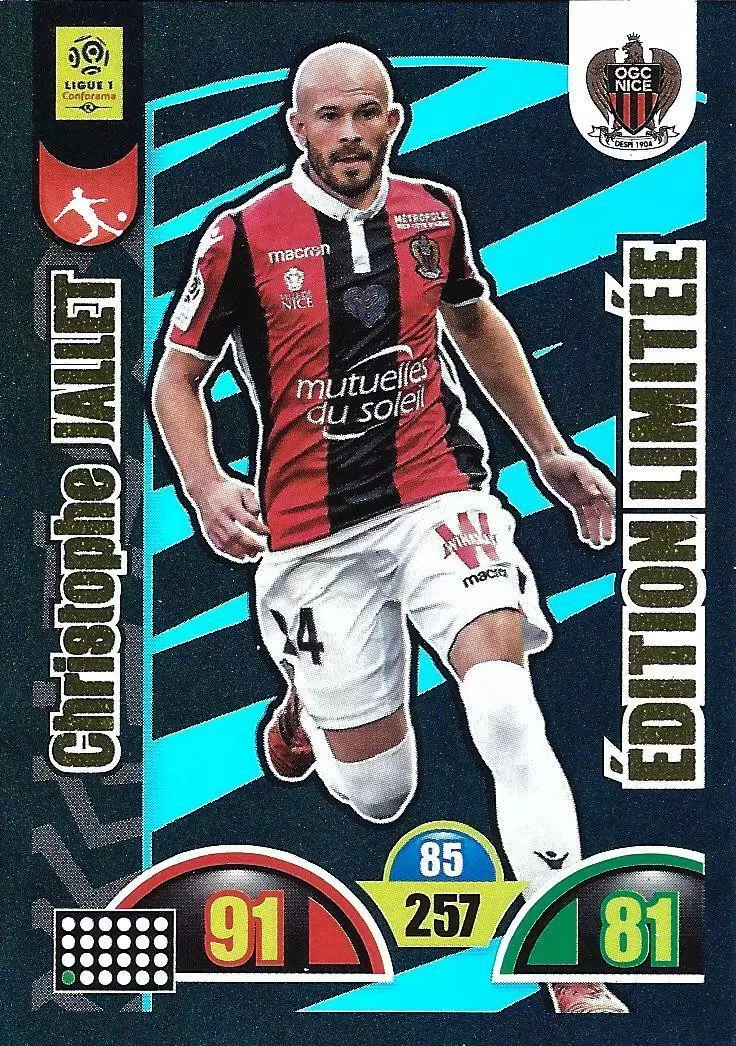 Adrenalyn XL : 2018-2019 (France) - Christophe Jallet - OGC Nice