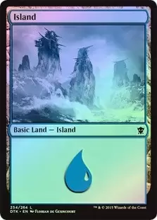 Les Dragons de Tarkir - Île Foil