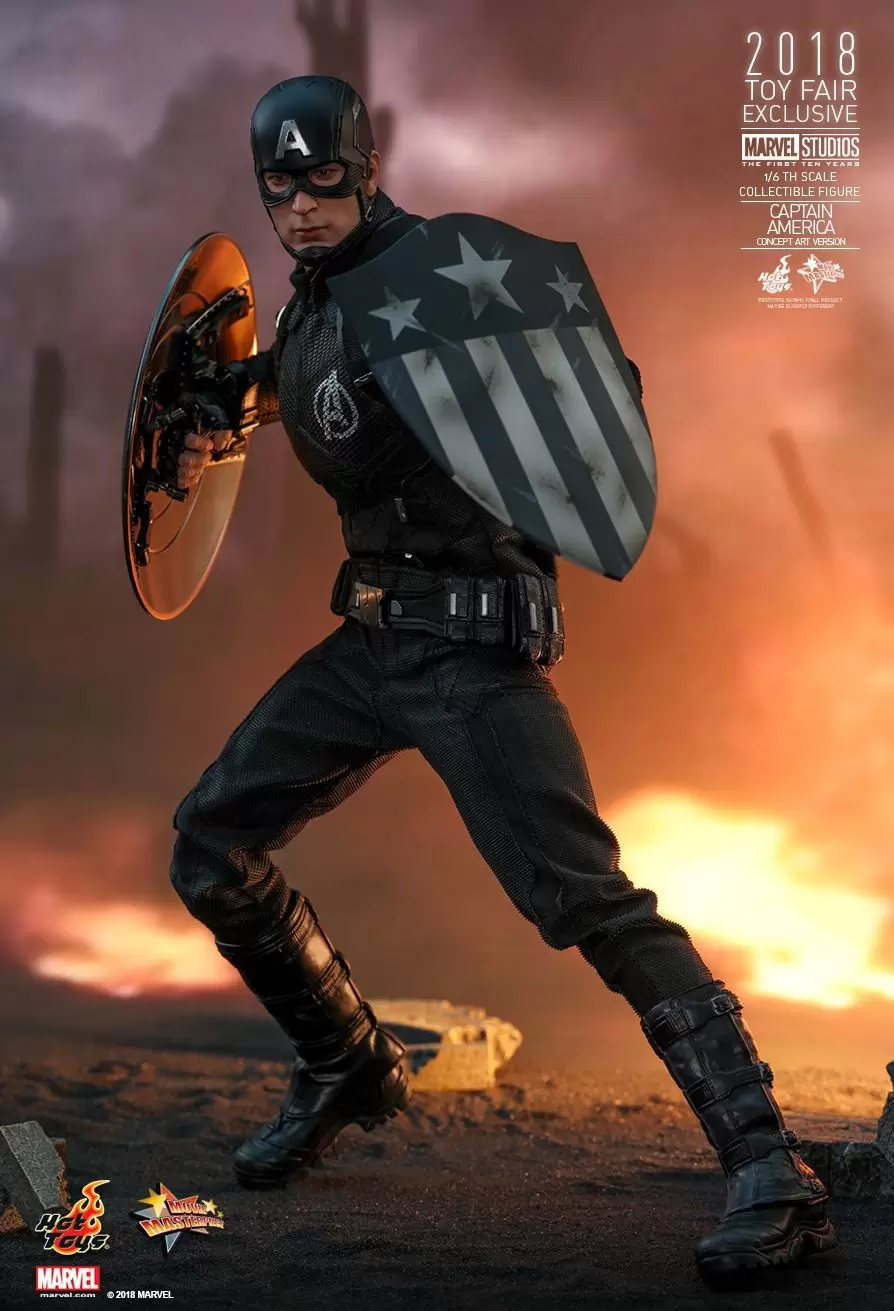 Movie Masterpiece Series - Captain America (Concept Art Version)