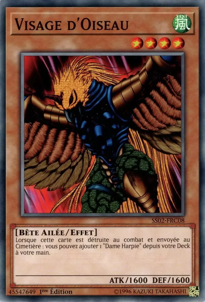 Speed Duel - Les Duelliste de Demain SS02 - Visage d\'Oiseau