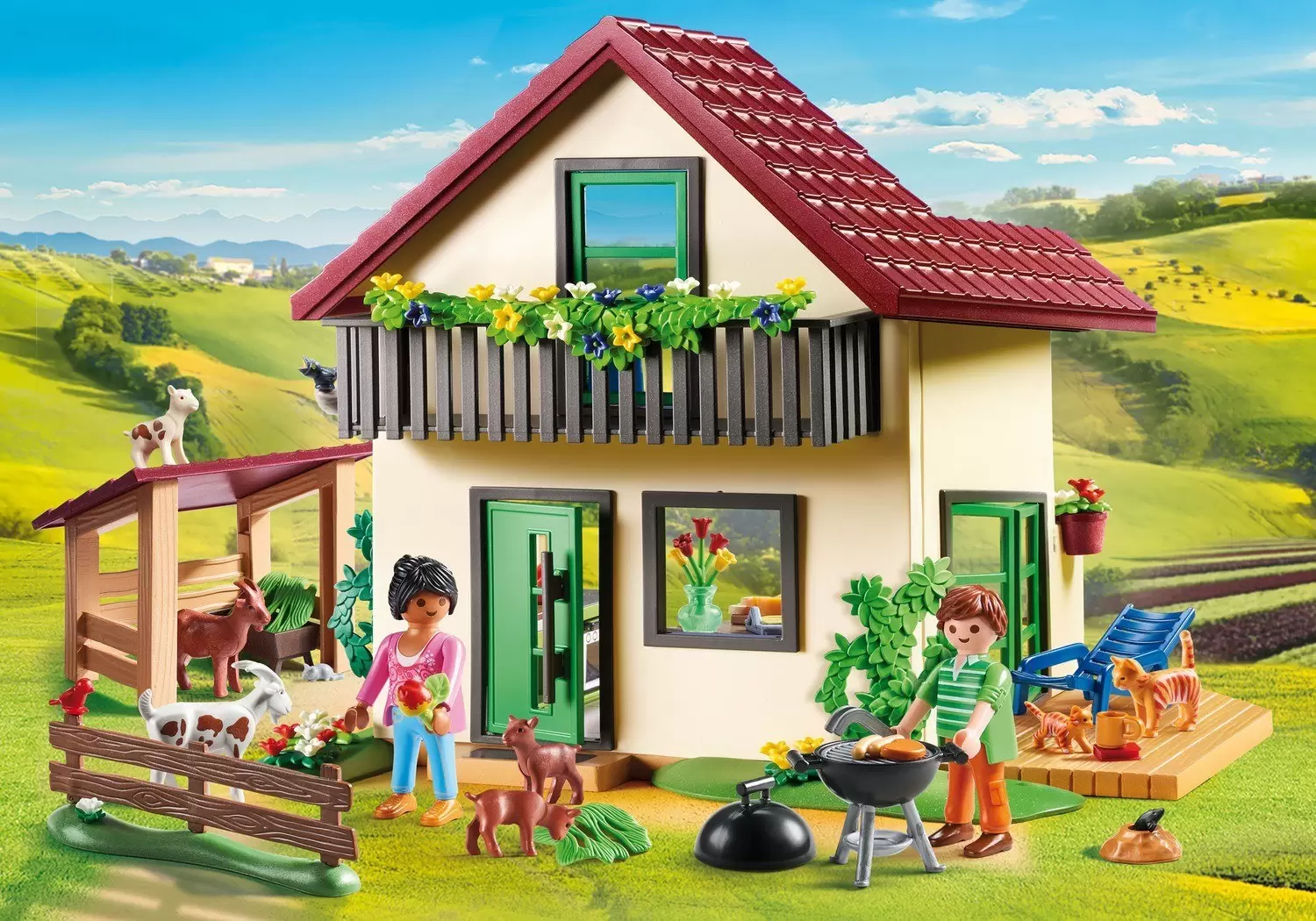 Playmobil 70132 Country Large Farm with Animals 