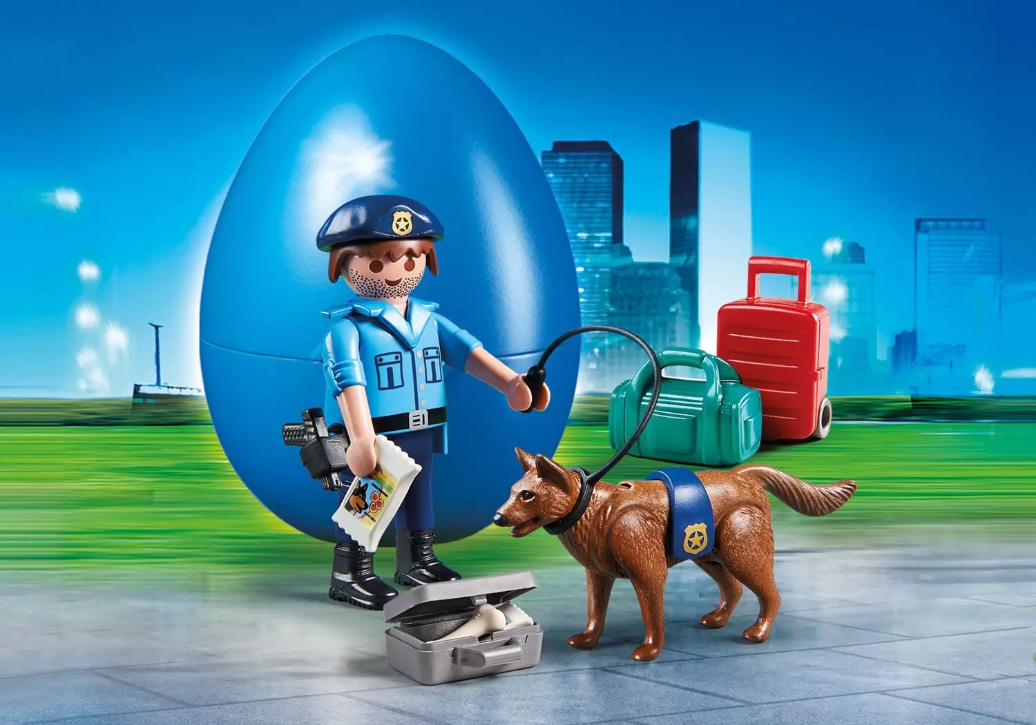 Police Playmobil - Easter egg Policeman / Customs