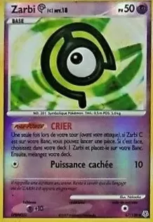 Pokémon Série Diamant et Perle - Zarbi C Reverse