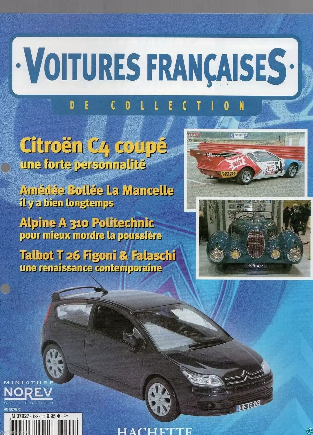 Voiture Françaises de Collection - Hachette/Norev - Citroën C4 coupé - 2004