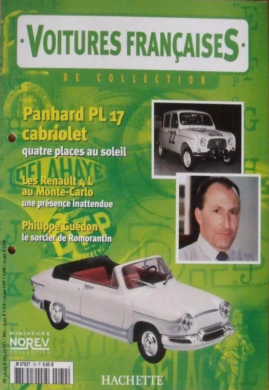Voiture Françaises de Collection - Hachette/Norev - Panhard PL 17 Cabriolet