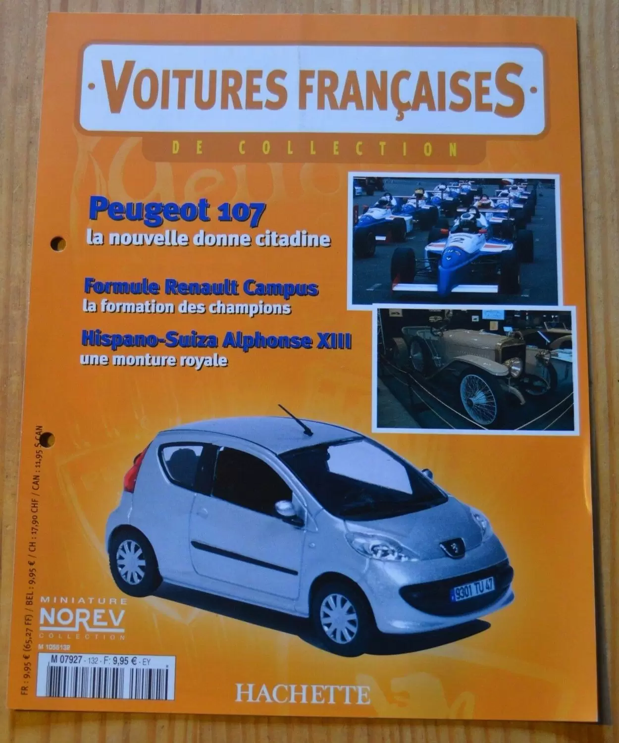 Voiture Françaises de Collection - Hachette/Norev - Peugeot 107