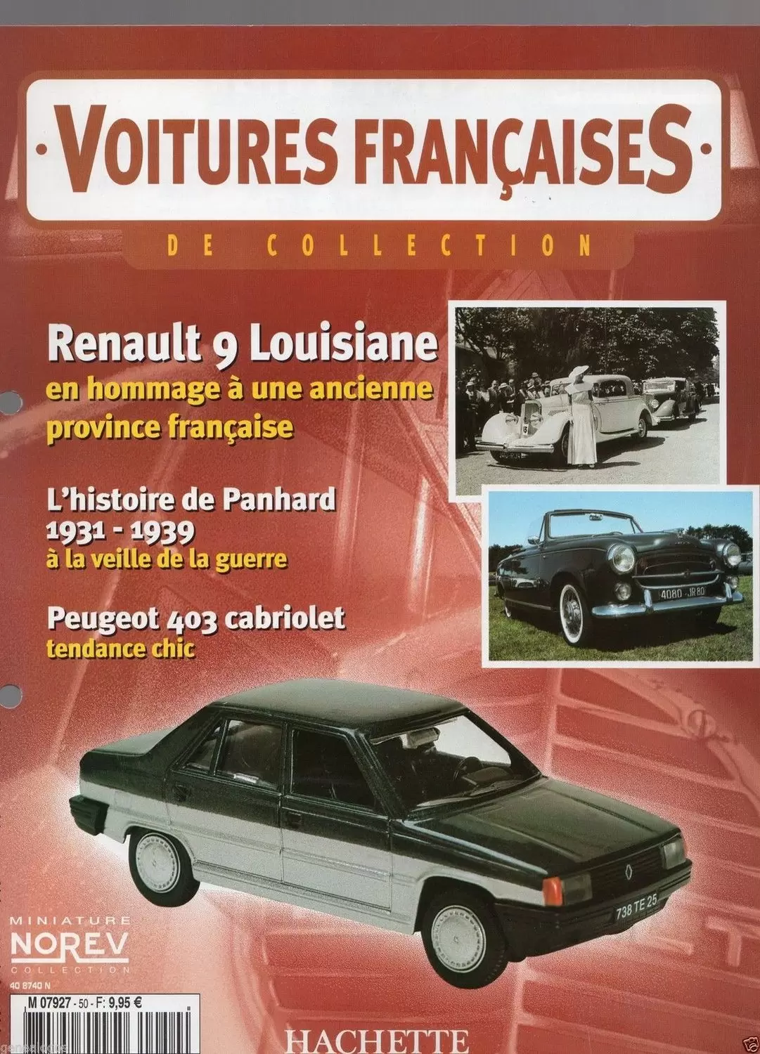 Voiture Françaises de Collection - Hachette/Norev - Renault 9 Louisiane