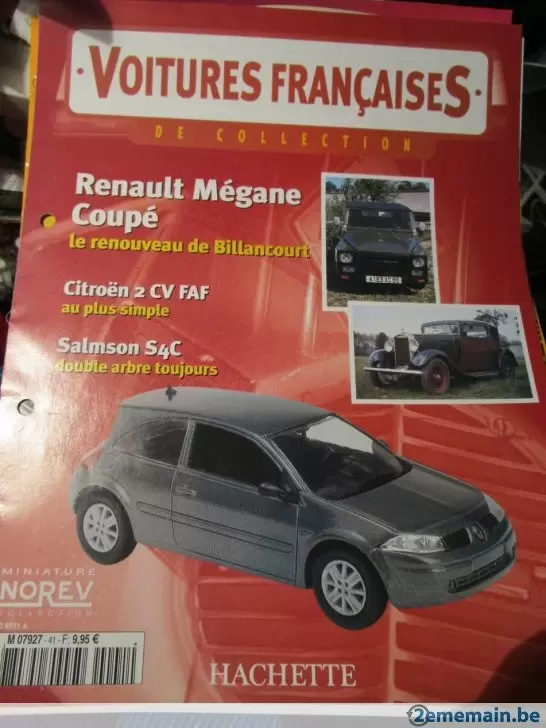 Voiture Françaises de Collection - Hachette/Norev - Renault Mégane Coupé