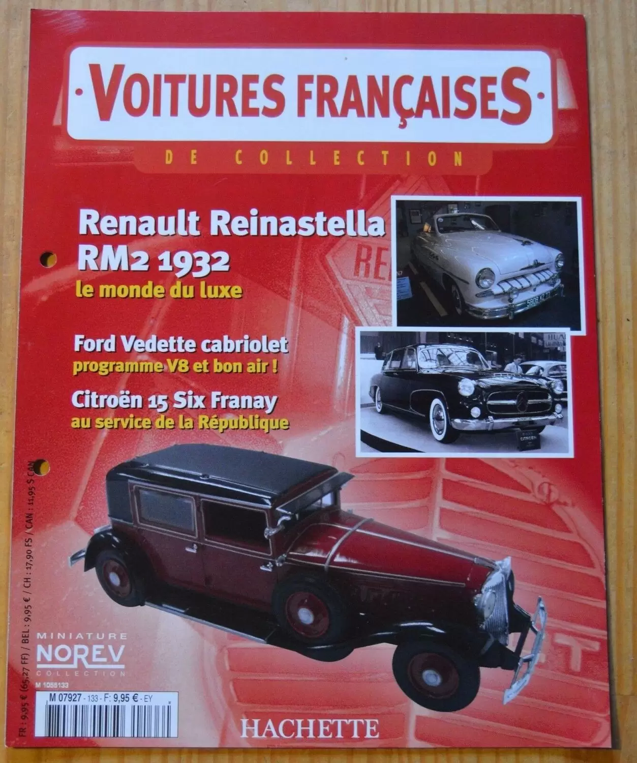 Voiture Françaises de Collection - Hachette/Norev - Renault Reinastella RM2 1932