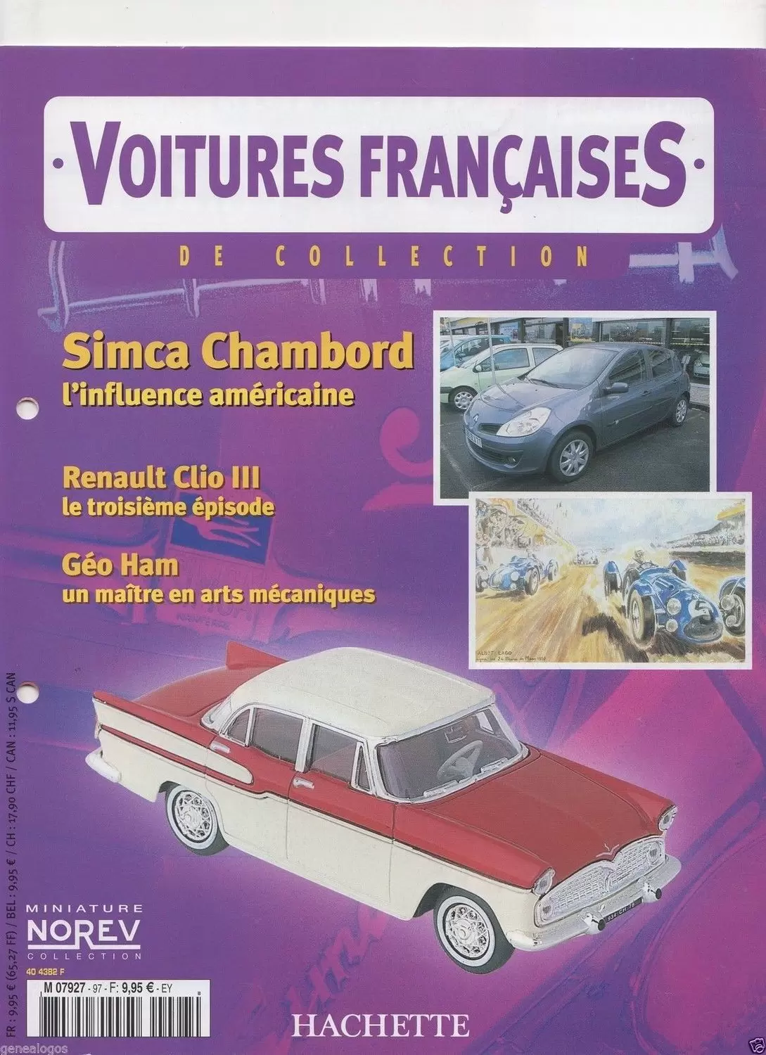 Voiture Françaises de Collection - Hachette/Norev - Simca Chambord