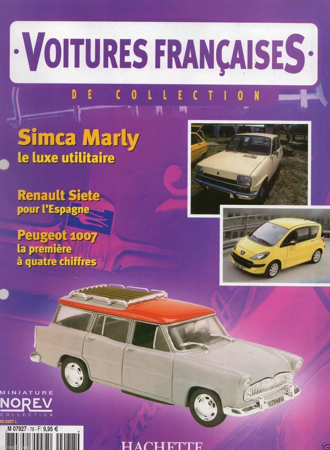 Voiture Françaises de Collection - Hachette/Norev - Simca Marly
