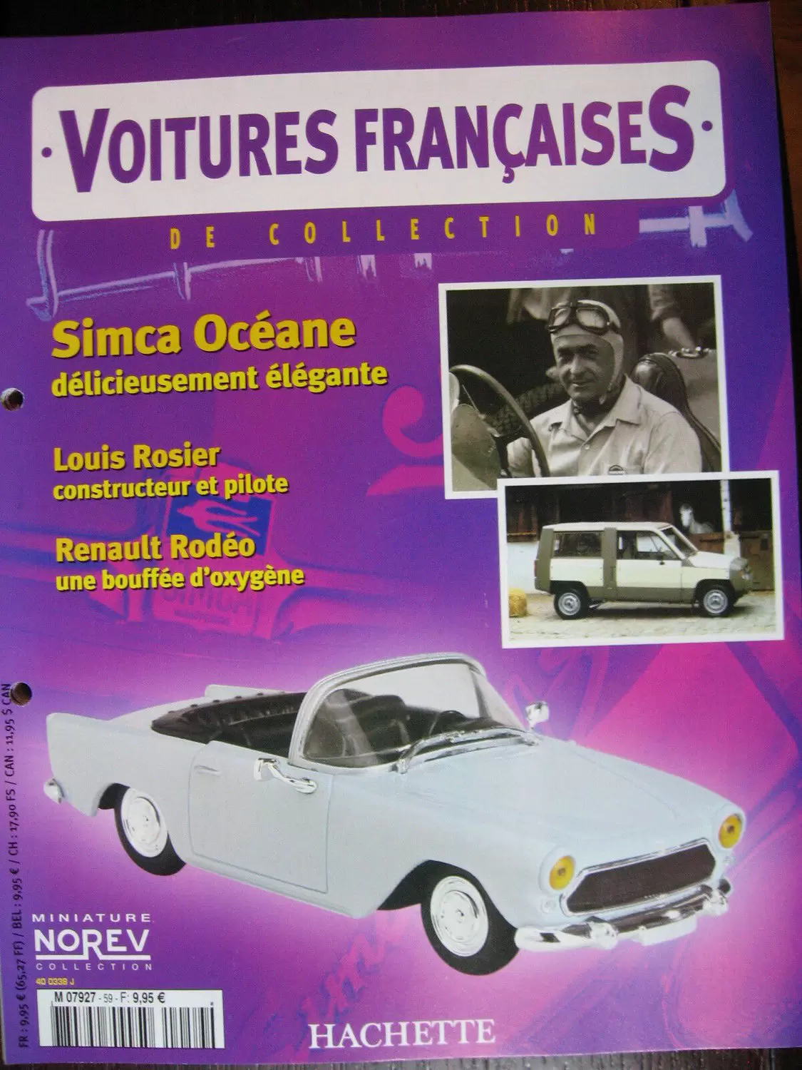 Voiture Françaises de Collection - Hachette/Norev - Simca Océane