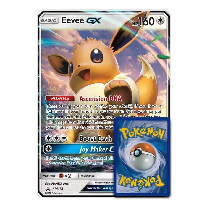 Eevee Giant Pokemon Card Print 