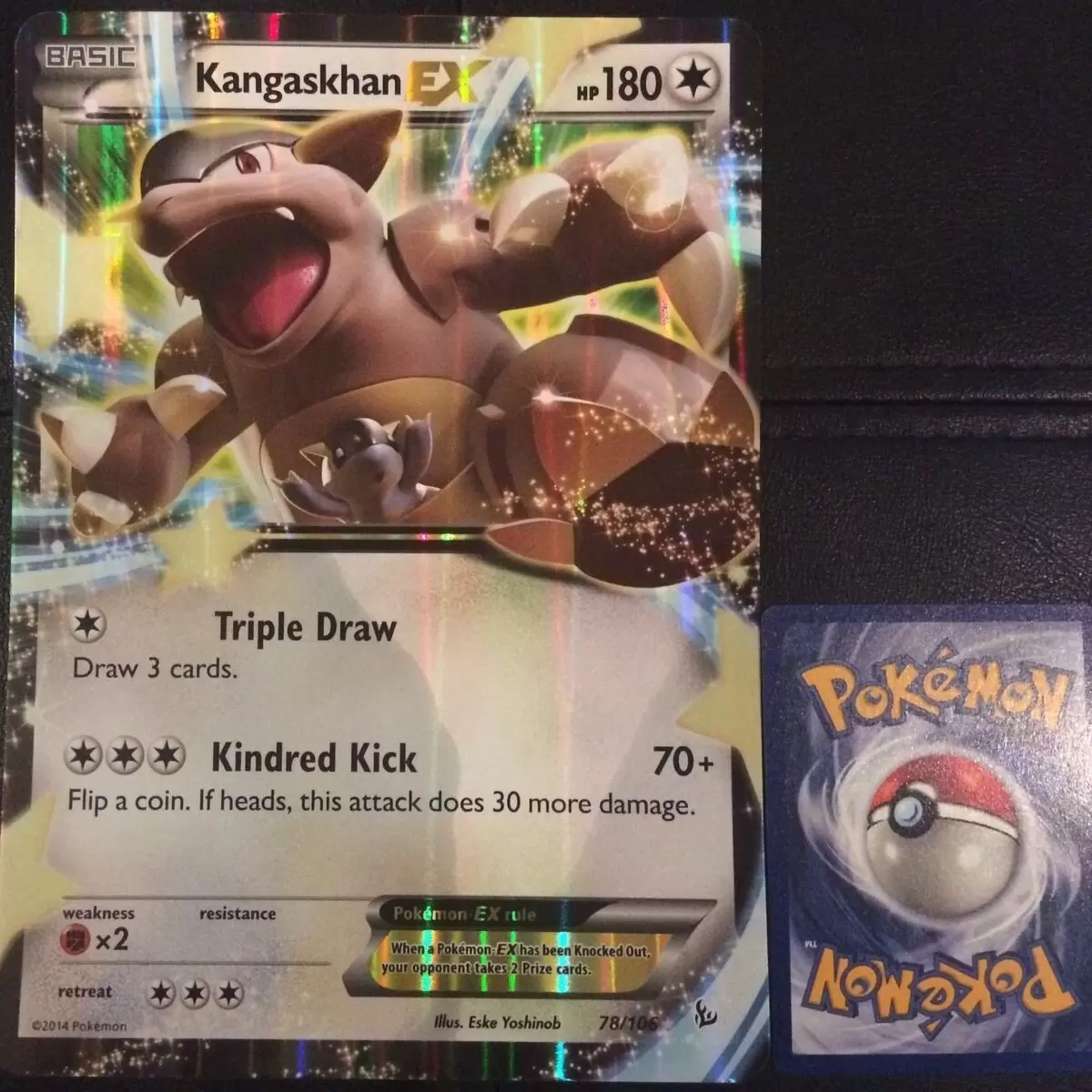 pokemon cards ex mega kangaskhan