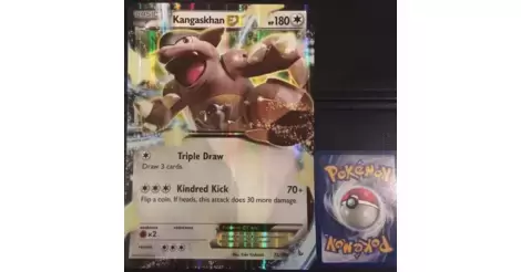 POKEMON LARGE OVERSIZED JUMBO CARD: Kangaskhan GX - Depop