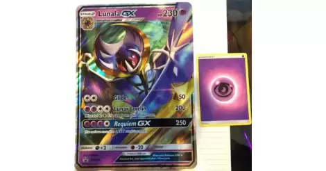 Lunala GX - SM103 (SM Black Star Promo) - Jumbo Cards - Pokemon