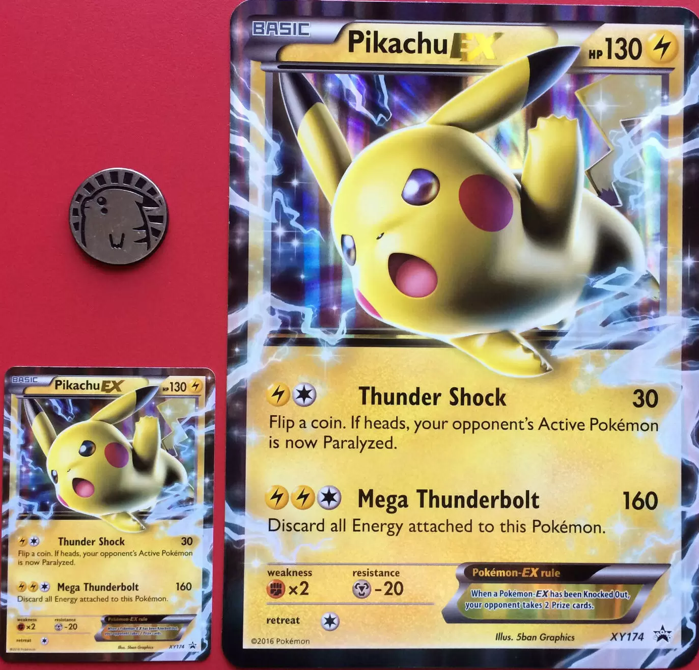 mega pikachu pokemon card ex