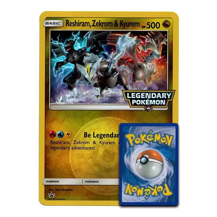 Reshiram, Zekrom & Kyurem - Oversized Promo - Cartes Individuelles Pokémon  » Oversized Pokemon Cards - L'Expédition