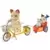 Tandem Bike and Baby Trailer