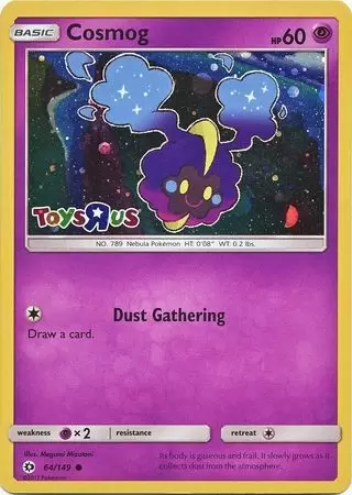 Toys\'R\'Us Exclusives - Cosmog Holo - Toys\'r\'us Logo