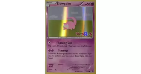 Slowpoke Generations Pokémon Holo Foil Card #32/83 Toys R Us Pokemon PCG TCG 