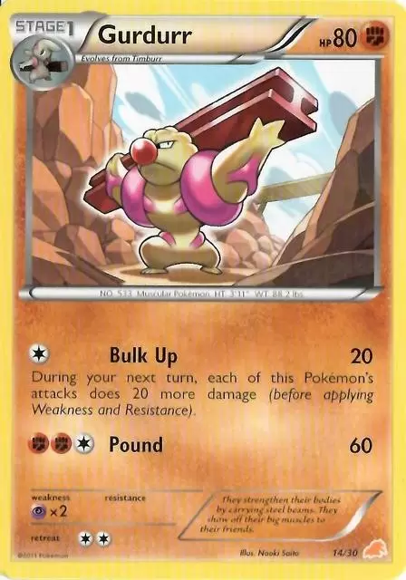 B&W Trainer Kit - Excadrill Half Deck - Gurdurr