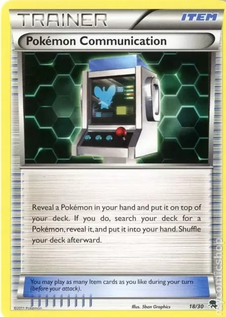 B&W Trainer Kit - Zoroark Half Deck - Pokémon Communication