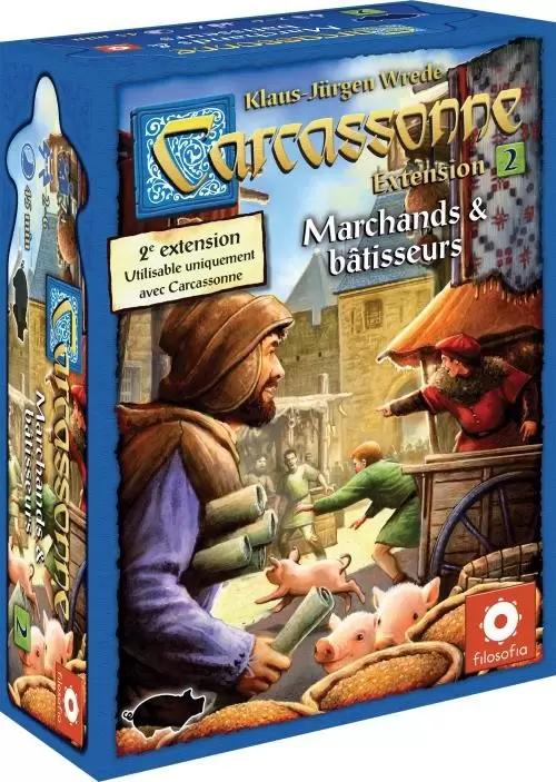 Carcassonne - Carcassonne Extension N°2 Marchands & Batisseurs