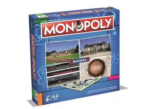 Monopoly des Régions & villes - Monopoly Rennes