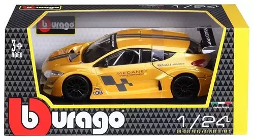 Bburago 1/24 - Renault Mégane Trophy 2005 - Jaune