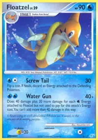 D&P Trainer Kit - Manaphy Half Deck - Floatzel