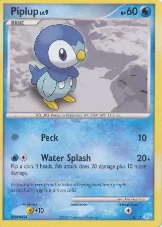 D&P Trainer Kit - Manaphy Half Deck - Piplup