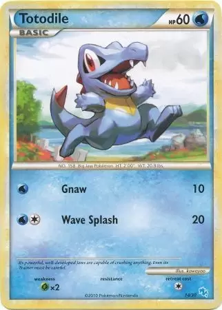 HS Trainer Kit - Gyarados Half Deck - Totodile