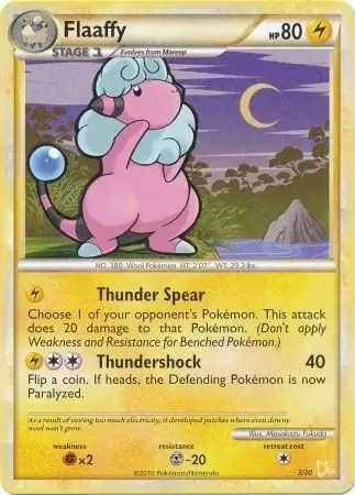 HS Trainer Kit - Raichu Half Deck - Flaaffy