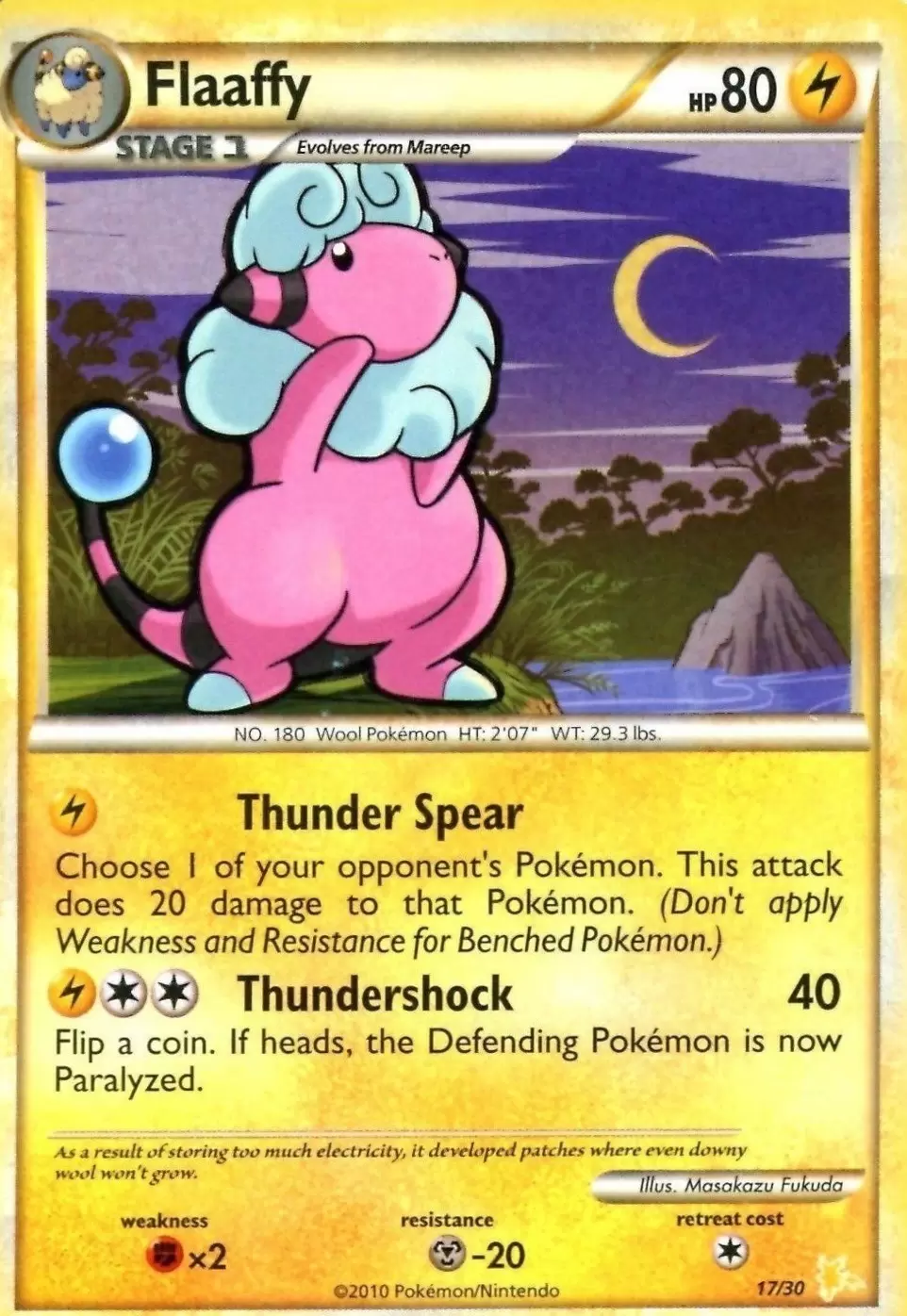 HS Trainer Kit - Raichu Half Deck - Flaaffy