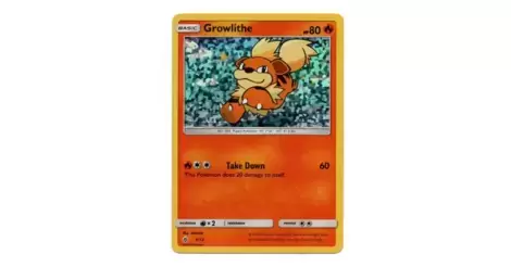 Growlithe Holo - McDonald's Collection 2018 Pokémon card 1/12