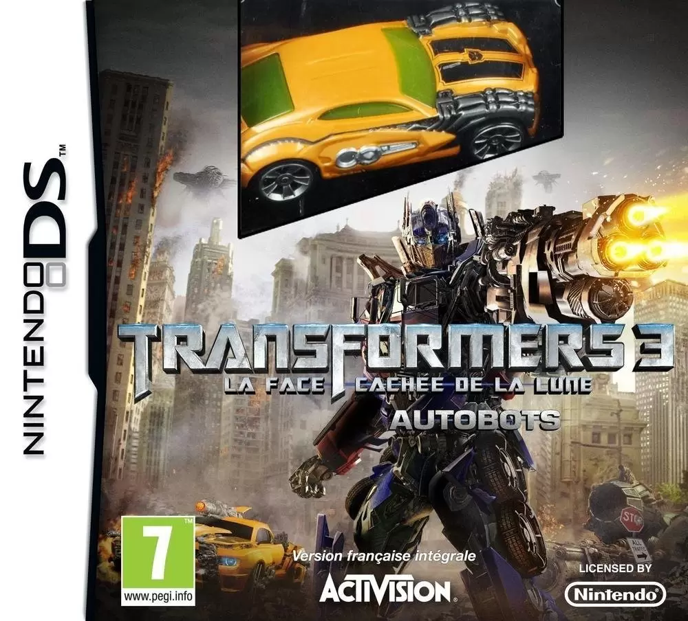 Jeux Nintendo DS - Transformers 3 : La Face Cachée De La Lune Autobots + Jouet