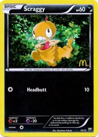 McDonald\'s Collection 2012 - Scraggy Holo
