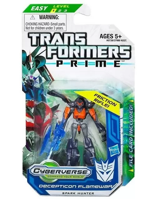 Transformers Prime - Decepticon Flamewar Spark Hunter - Cyberverse Command Your World