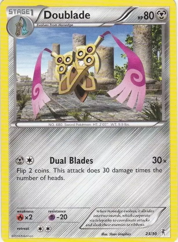 XY Trainer Kit - Bisharp Half Deck - Doublade