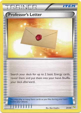 XY Trainer Kit - Noivern Half Deck - Professor\'s Letter